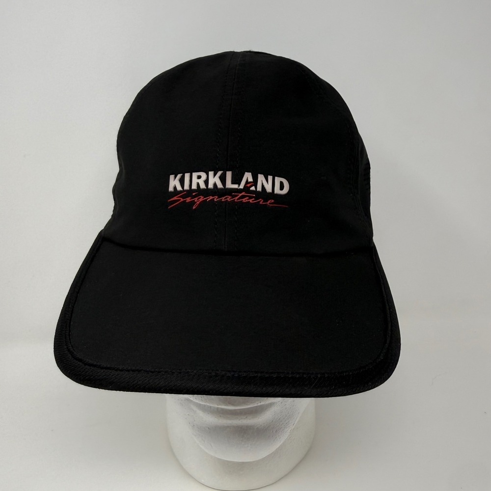 Kirkland Signature Performance Running Hat Black Adjustable Logo Cap 7771032